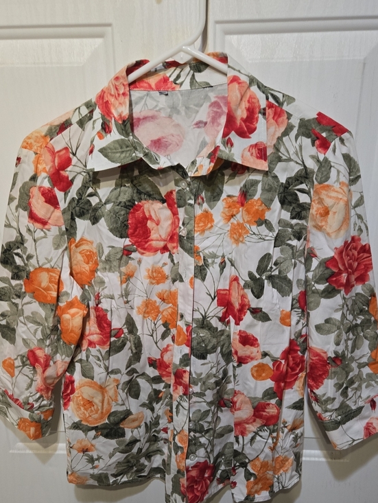Talbots Tops - Womens Floral Print Blouse